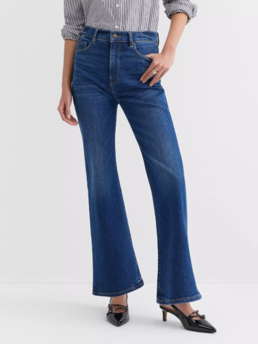 High Rise Relaxed Flare Jeans - Picture 5 of 5